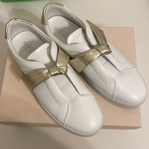 Alexandre Birman sneakers white and gold bow details